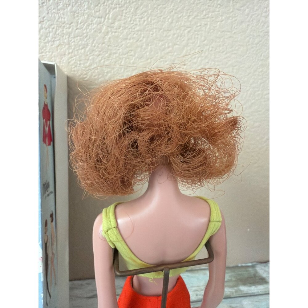 Vintage Original 1962 Barbie Midge Titian Doll #860 w/Swimsuit Shoes & Box - Picture 5 of 16